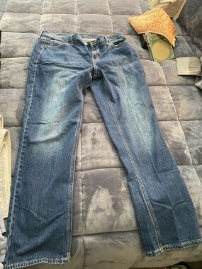 Old Navy Dark Blue Mid-Rise Wow Boyfriend Jeans